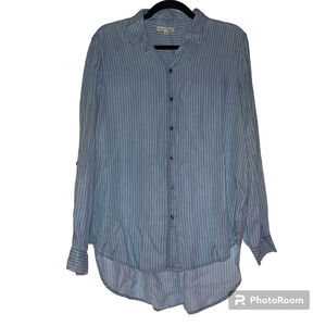 Jane and Delancey | Sky blue Button-Up Shirt Women